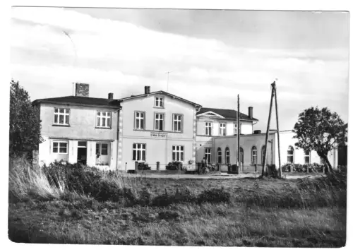 AK, Thiessow Rügen, FDGB-Erholungsheim "Max Dreyer", 1962