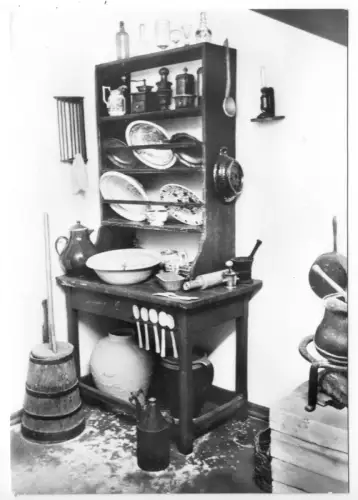 AK, Ostseebad Göhren Rügen, Mönchguter Heimatmuseum, Mönchguter Küche, 1977