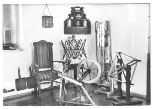 AK, Ostseebad Göhren Rügen, Mönchguter Heimatmuseum, Bauernstube, 1976