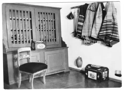 AK, Ostseebad Göhren Rügen, Mönchguter Heimatmuseum, Bauernstube, 1964