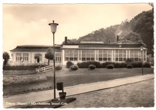 AK, Ostseebad Göhren Rügen, HO-Gaststätte Strand-Café, Vers. 1, 1964