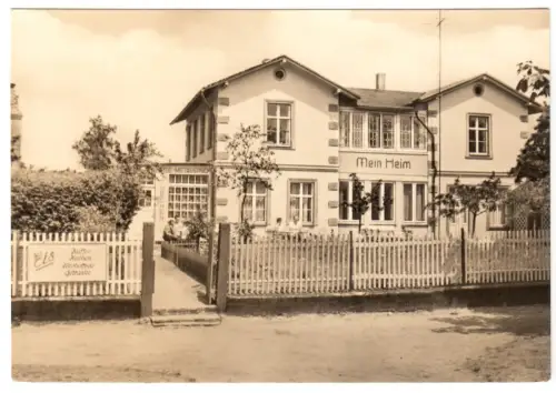 AK, Breege-Juliusruh Rügen, "Mein Heim", belebt, 1965