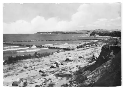 AK, Glowe Rügen, Strandpartie, 1963