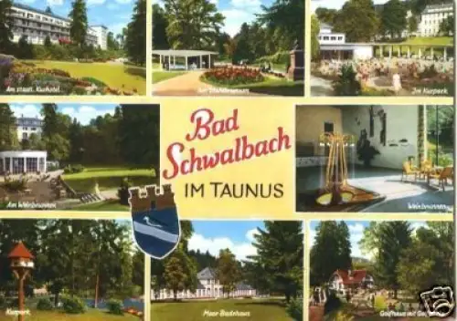 AK, Bad Schwalbach Ts., acht Abb., 1973