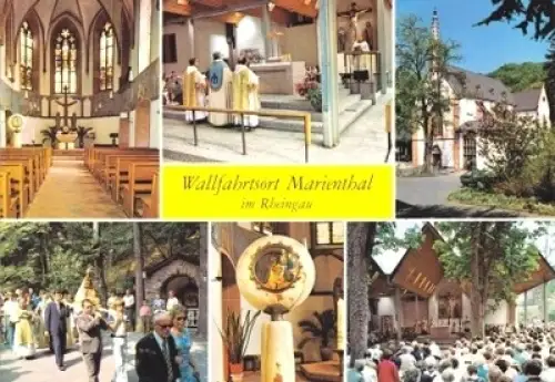 AK, Geisenheim, Wallfahrtsort Marienthal, 6 Abb., 1980