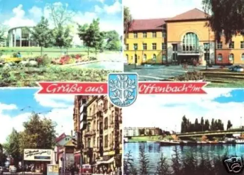 AK, Offenbach am Main, vier Abb., 1970