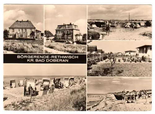 AK, Börgerende-Rethwisch Kr. Bad Doberan, sechs Abb., 1970
