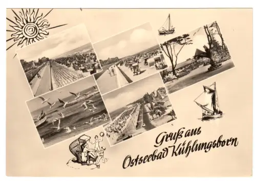 AK, Kühlungsborn Kr. Bad Doberan, fünf Abb., gestaltet, 1965