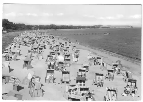AK, Ostseebad Boltenhagen, Strandpartie belebt, Version 3, 1983