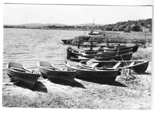 AK, Sellin Rügen, Boote am Selliner See, 1970
