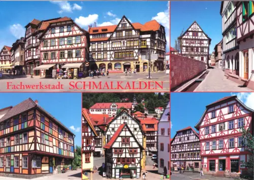 AK, Schmalkalden, fünf  Abb., um 1998