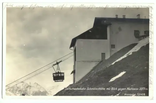 AK, Zell am See, Salzburg, Schwebebahn Schmittenhöhe, Bergstation, 1928