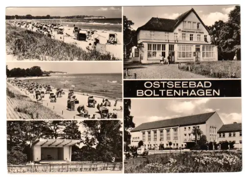 AK, Ostseebad Boltenhagen,  fünf Abb., 1972