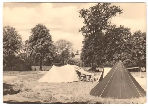 AK, Klütz Kr. Grevesmühlen, Zeltplatz, 1967