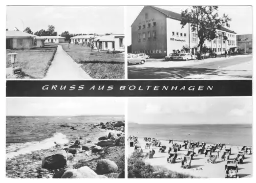AK, Ostseebad Boltenhagen, vier Abb., 1968