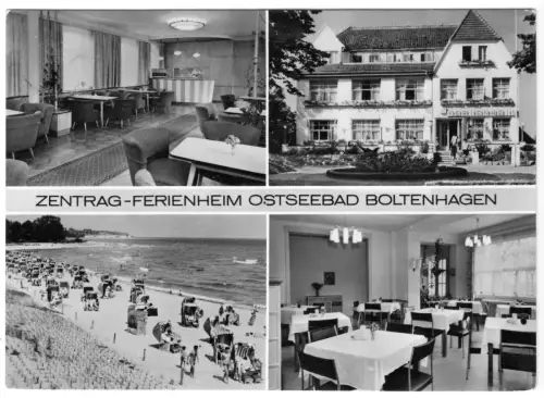 AK, Ostseebad Boltenhagen, vier Abb. - Zentrag-Ferienheim, 1975