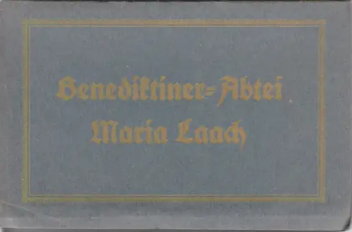 AK Leporello mit 10 AK, Benediktiner-Abtei Maria Laach, um 1930