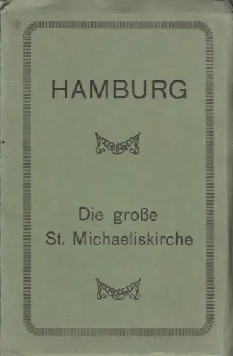 AK Leporello mit 8 AK, Hamburg, Die Gr. St. Michaeliskirche, um 1922