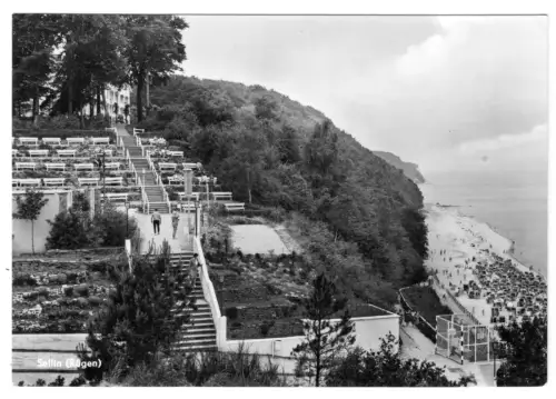 AK, Sellin Rügen, Strandtreppe, Version 1, 1969