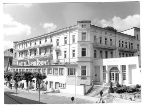 AK, Sellin Rügen, Kurhaus Hotel "Frieden", Version 5, um 1973