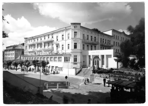 AK, Sellin Rügen, Kurhaus Hotel "Frieden", Version 3, um 1968