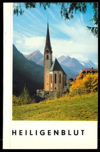 tour. Broschüre, Heiligenblut, Kärnten, um 1980