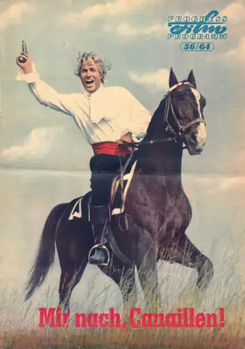 Progress Filmprogramm, Mir nach, Canaillen!, Manfred Krug, 1964