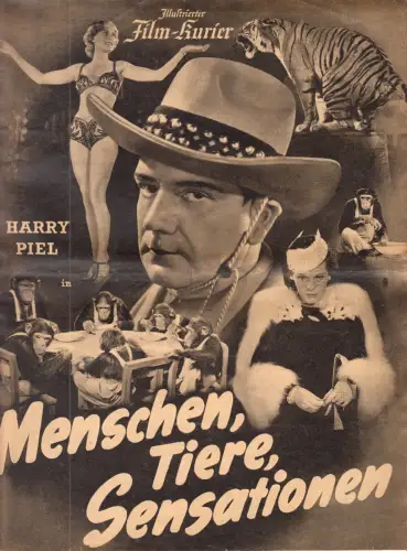 Filmprogramm, Illustrierter Film-Kurier, Menschen, Tiere, Sensationen, 1938