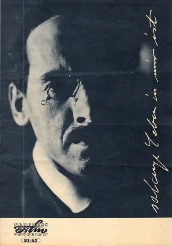 Progress Filmprogramm, Solange Leben in mir ist, Horst Schulze, 1965