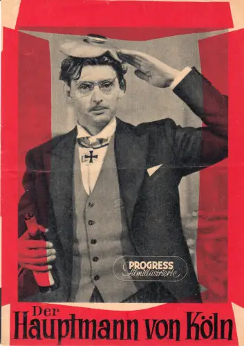 Progress Filmillustrierte, Der Hauptmann von Köln, Ludwig, Geschonneck, 1956