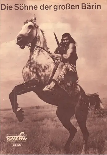 Progress Filmprogramm, Die Söhne der großen Bärin, Gojko Mitic, 1966