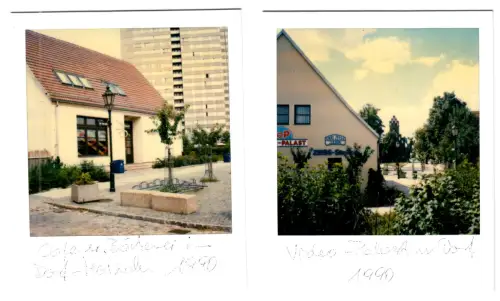 8 Color-Fotos, Berlin Marzahn, Bereich Dorf Marzahn, Anfang der 1990er