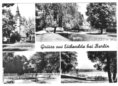 AK, Eichwalde bei Berlin, vier Abb., 1970