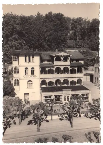 AK, Sellin Rügen, Pension "Am Meer", Echtfoto, um 1962