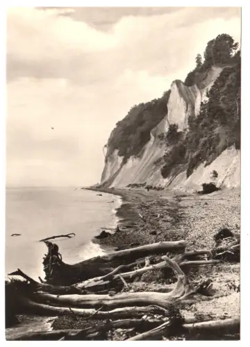 AK, Sassnitz Rügen, Saßnitz, Wissower Klinken, Strandgut, 1968