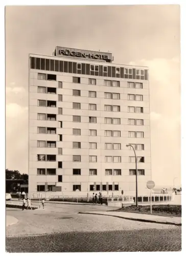 AK, Sassnitz Rügen, Saßnitz, Rügen-Hotel, Version 3, 1975