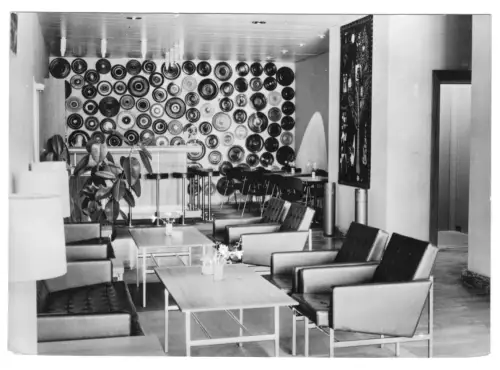 AK, Sassnitz Rügen, Saßnitz, MITROPA-Rügen-Hotel, Hotelhalle, 1971