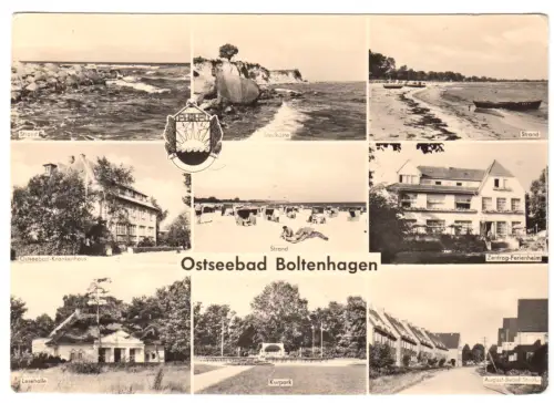 AK, Ostseebad Boltenhagen, neun Abb., 1962