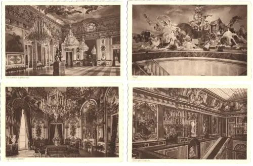 zehn AK, Schloss Herrenchiemsee, 1930er Jahre