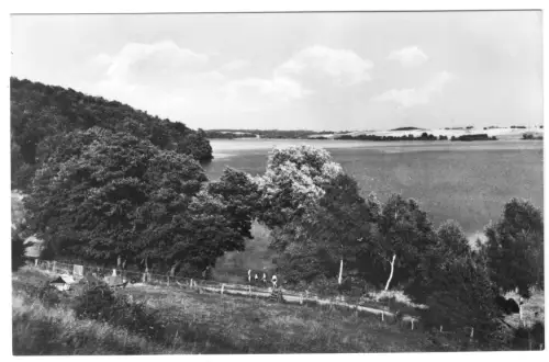 AK, Feldberg Meckl., Blick vom Hüttenberg auf den Breiten Luzin, 1966