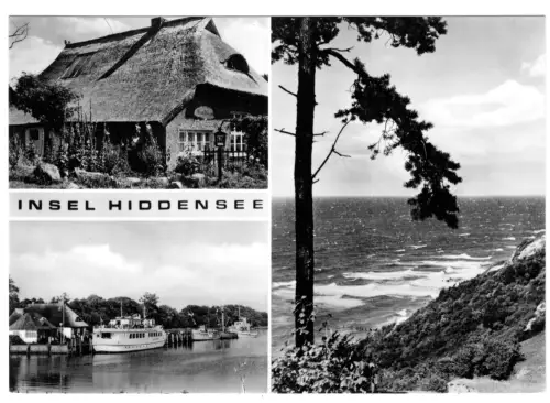 AK, Insel Hiddensee, drei Abb., 1975