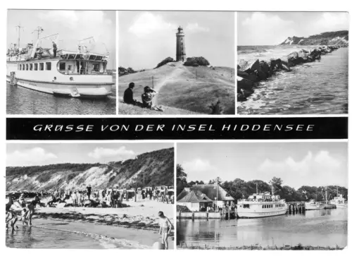 AK, Insel Hiddensee, fünf Abb., 1977