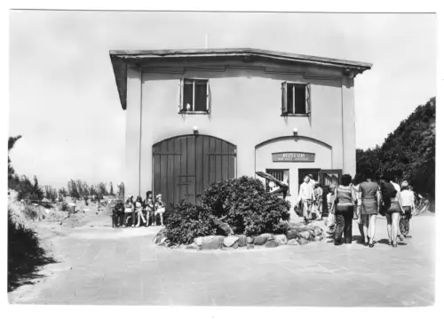 AK, Kloster Insel Hiddensee, Inselmuseum, belebt, 1985