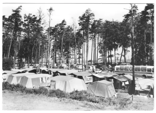 AK, Ostseebad Ückeritz Kr. Wolgast, Zeltplatz A 53, 1981
