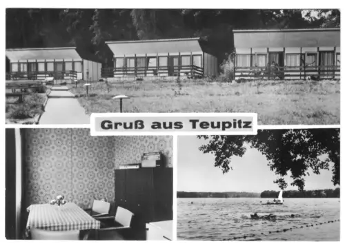 AK, Teupitz Kr. Königs Wusterhausen, Ferienheim Schlachtbetrieb Görlitz, 1984
