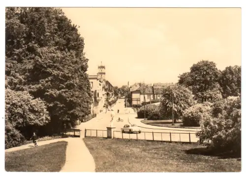 AK, Neustrelitz, Partie in der Gutenbergstr., 1970
