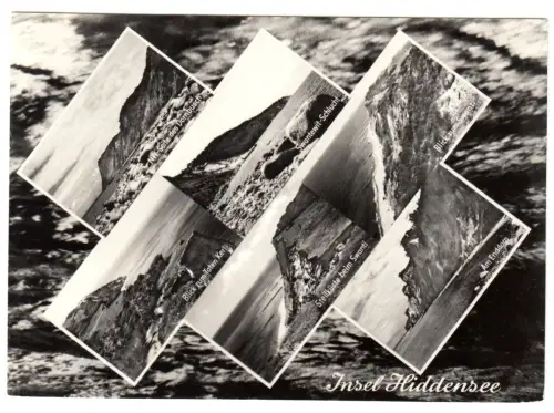AK, Insel Hiddensee, sieben Abb., gestaltet, 1966