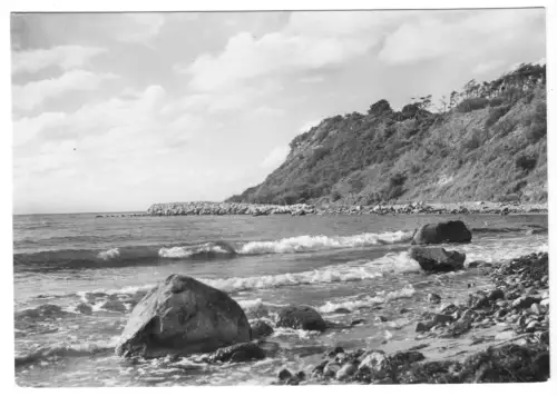 AK, Insel Hiddensee, Blick zur Hucke, 1980