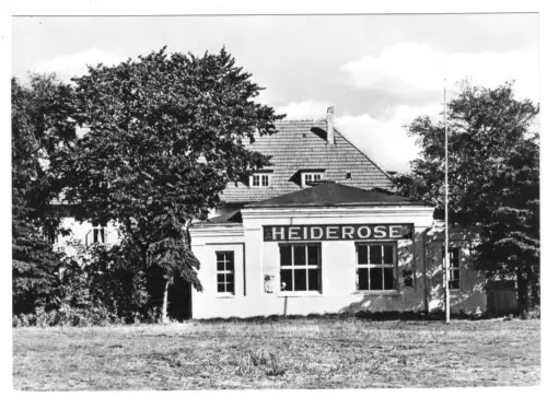 AK, Vitte Insel Hiddensee, Ausflugslokal "Heiderose", 1968