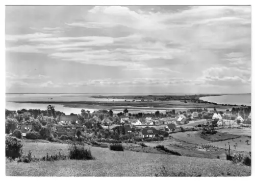 AK, Kloster Insel Hiddensee, Gesamtansicht, Version 2, 1966